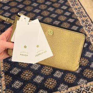 Lululemon Gold Double Up Pouch